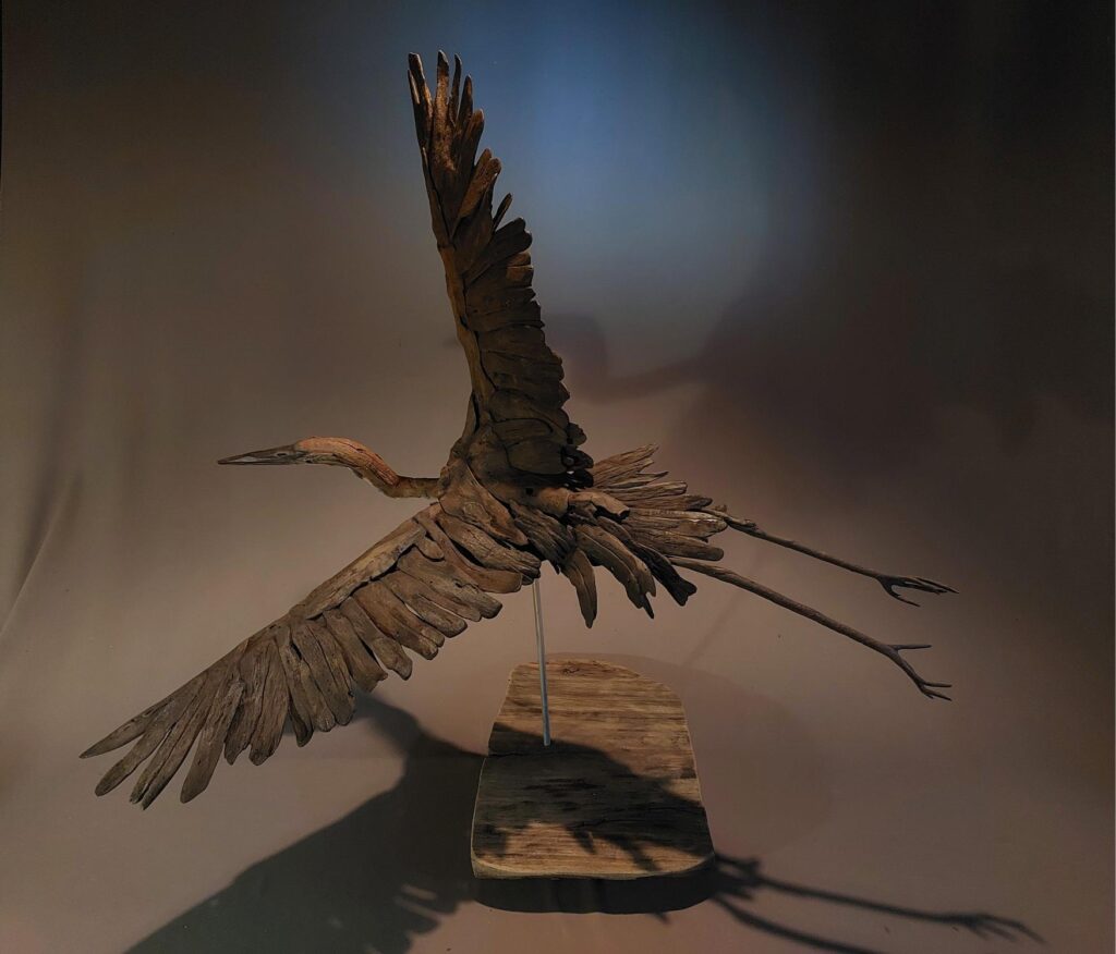 Driftwood bird