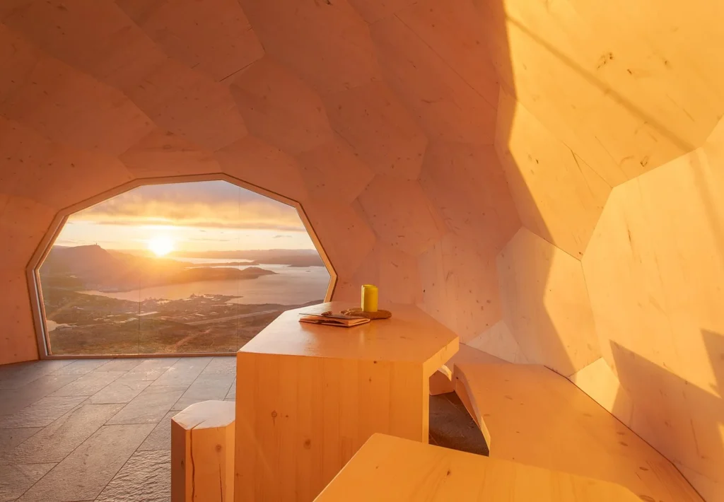 SPINN Arkitekter’s Hiking Cabin Interior View