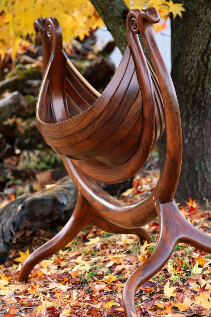 Viking-inspired cradle