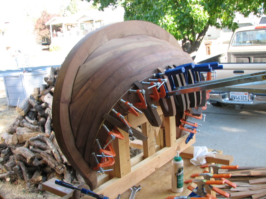 Viking-inspired cradle work in progress