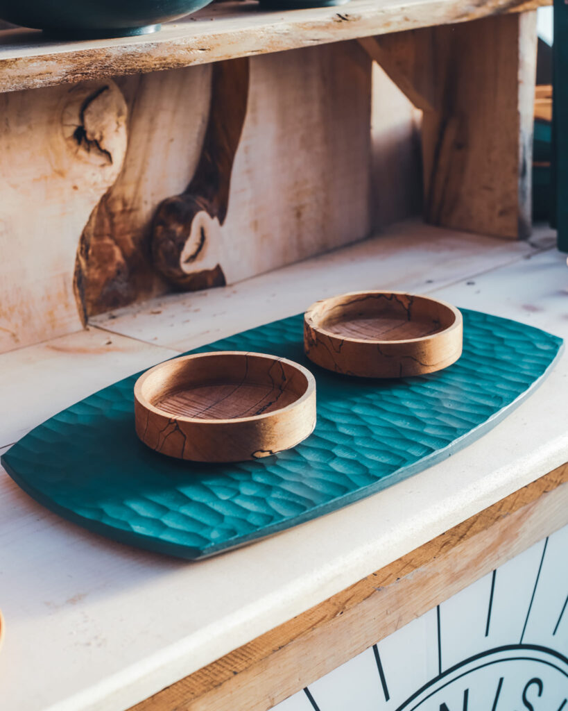 Bowls and plate