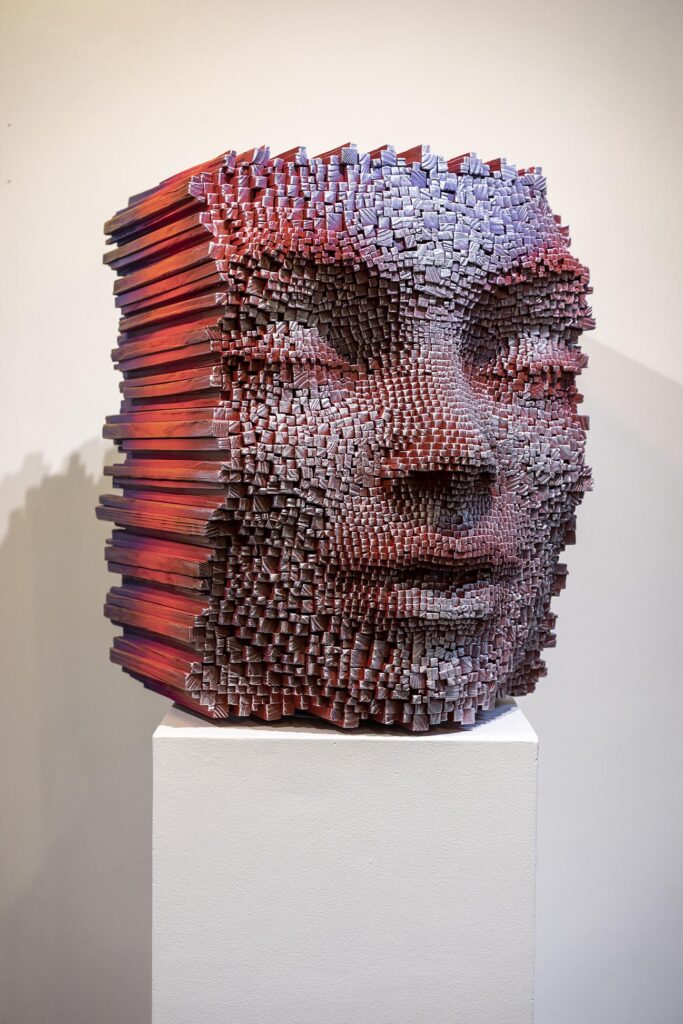 Gil Bruvel sticks sculpture