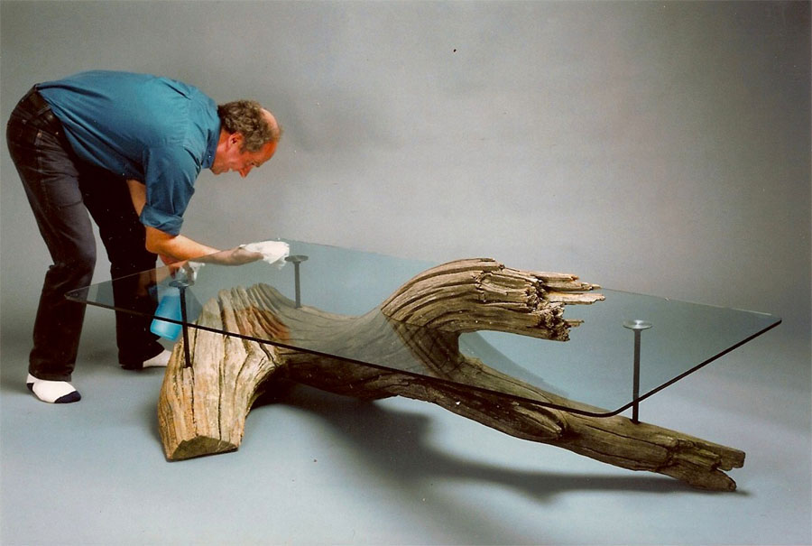 Derek Pearce oak driftwood table