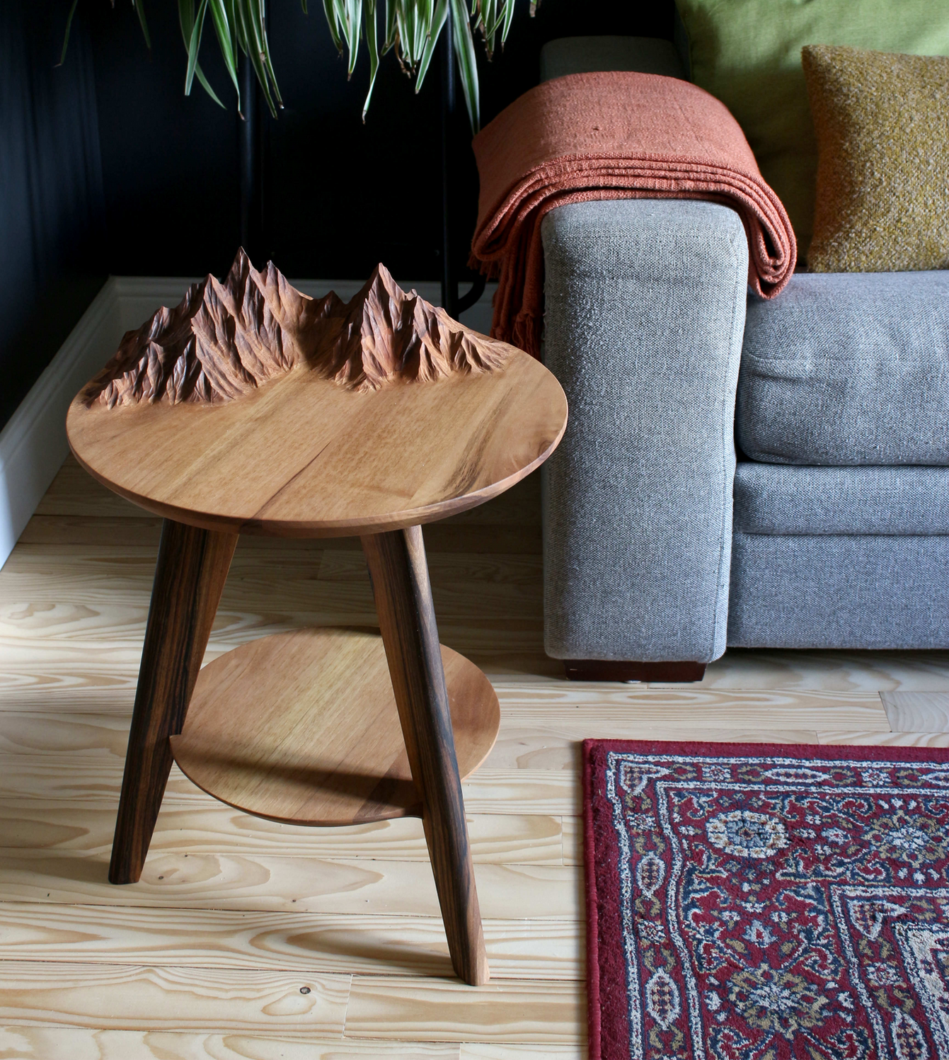 Handcrafted topographic furniture by Ben&Manu