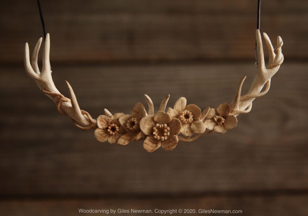 Giles Newman carved necklace