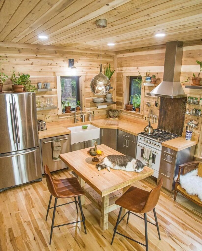 Jacob Witzling cabins interior