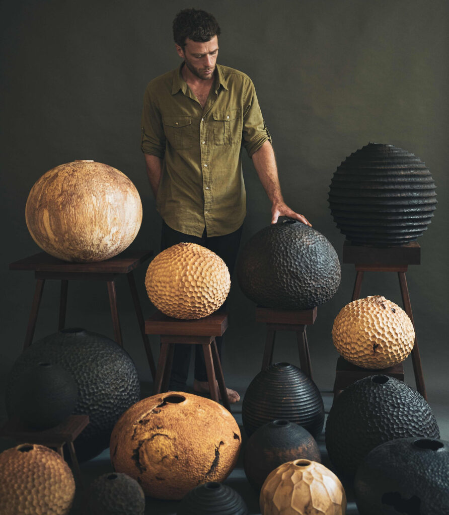 Oliver Chalk with his vessels