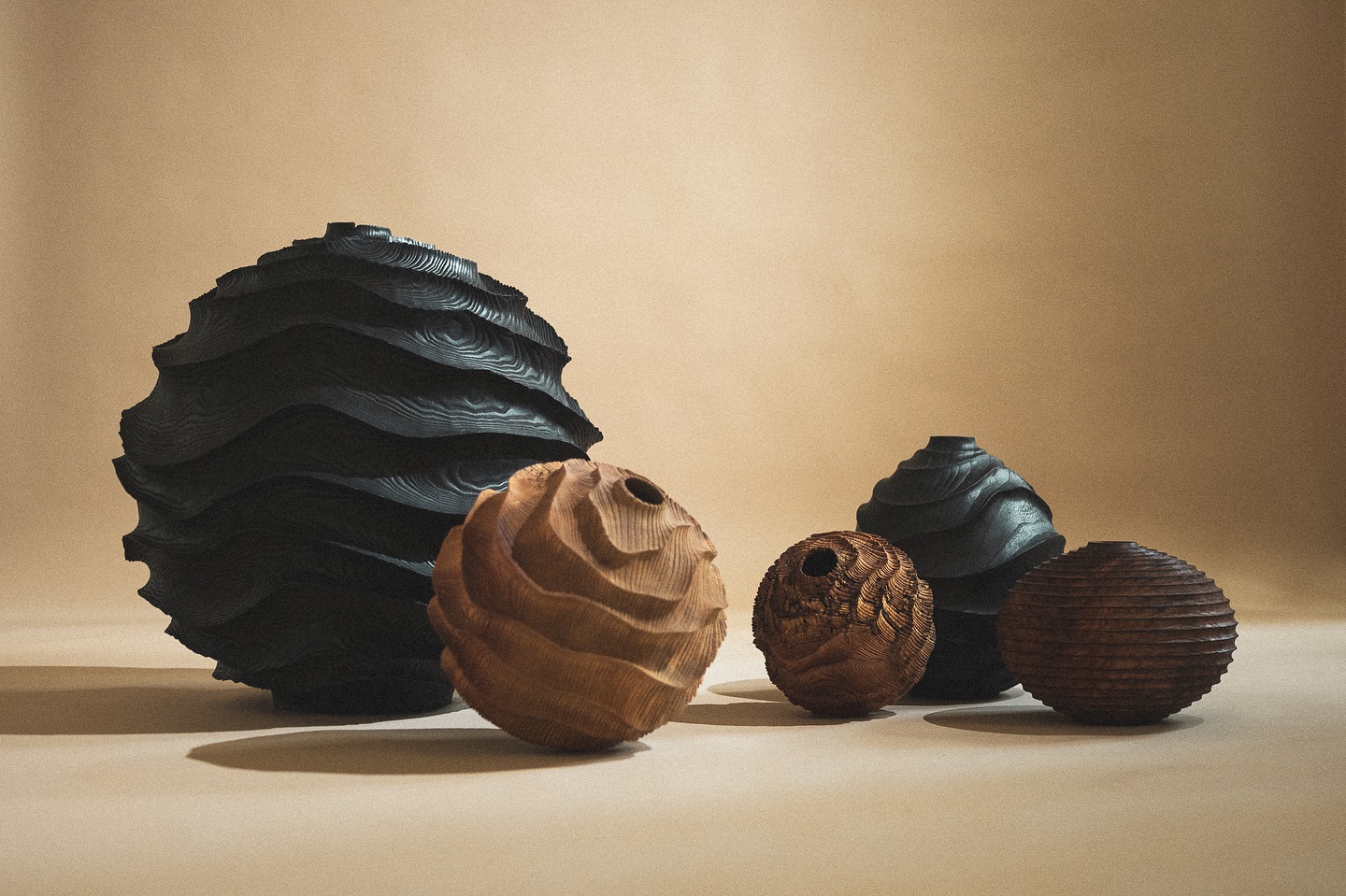 Oliver Chalk: Vessels Carved From Fallen Timber