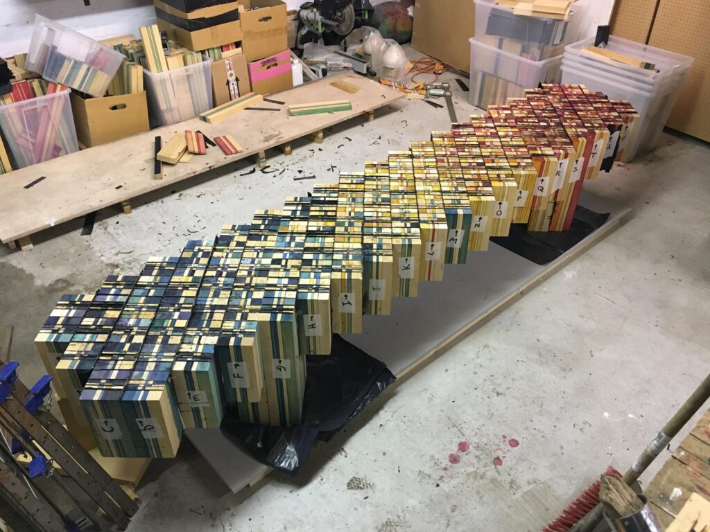 Raw-Edges studio work in progress 