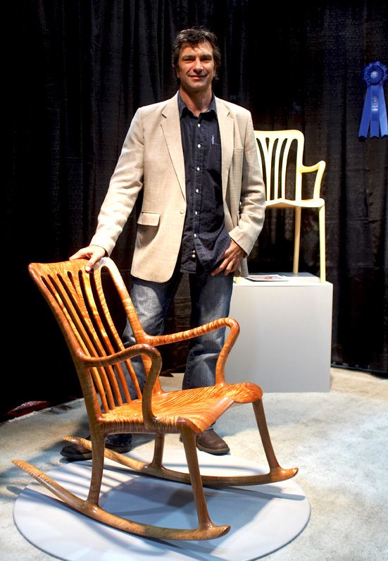 Tony Kenway with his rocking chair