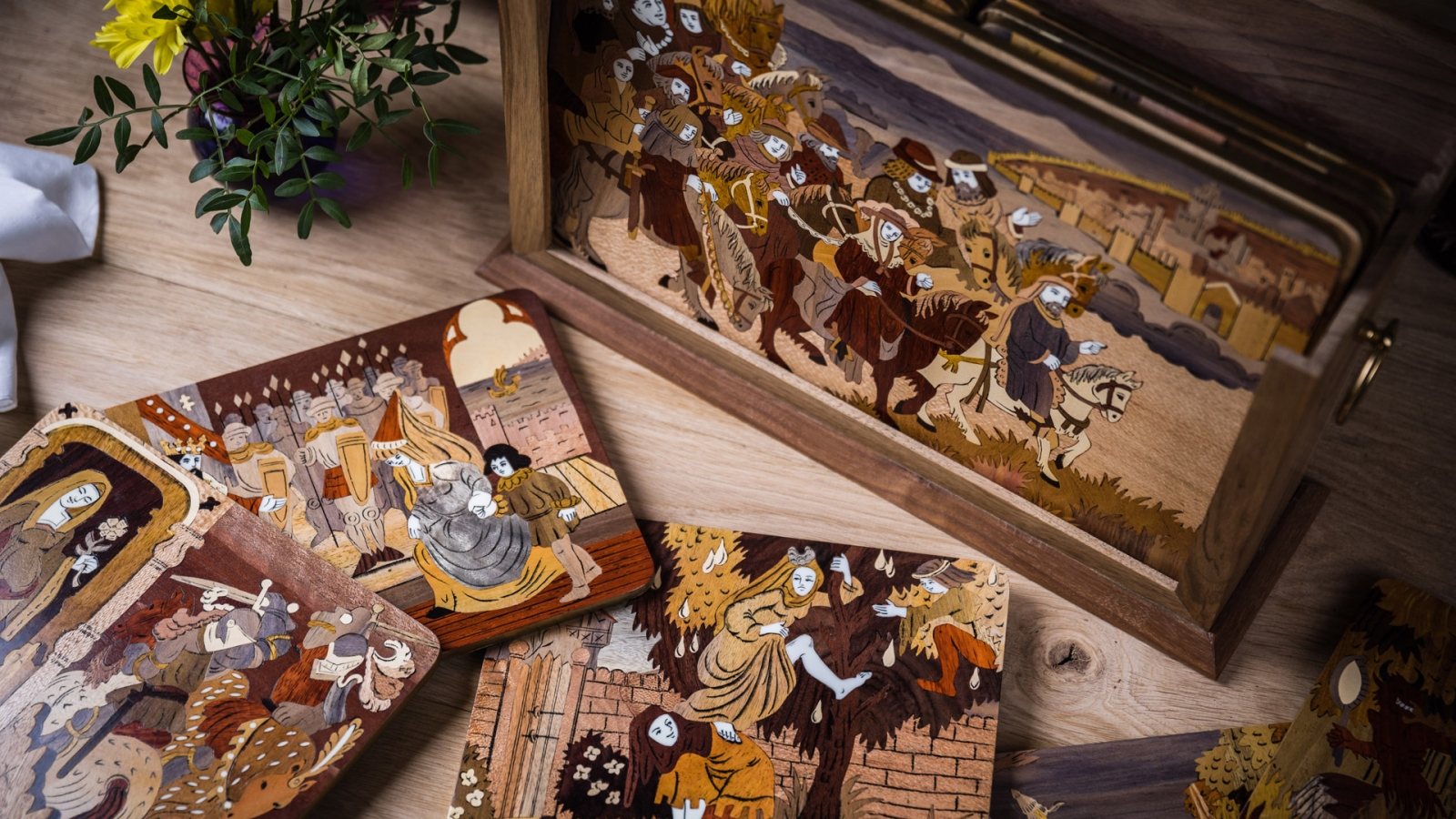 Alardus van den Bosch and the Art of Intarsia Wood Inlay