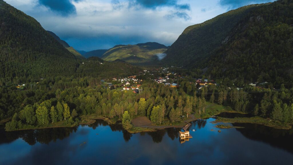 Soria Moria Sauna view from above