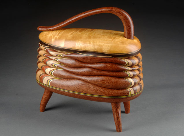 Terry Evans laminated wood art 