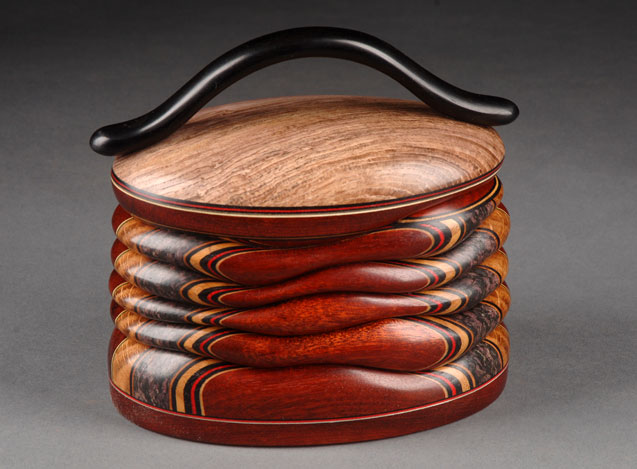 Terry Evans laminated wood art 