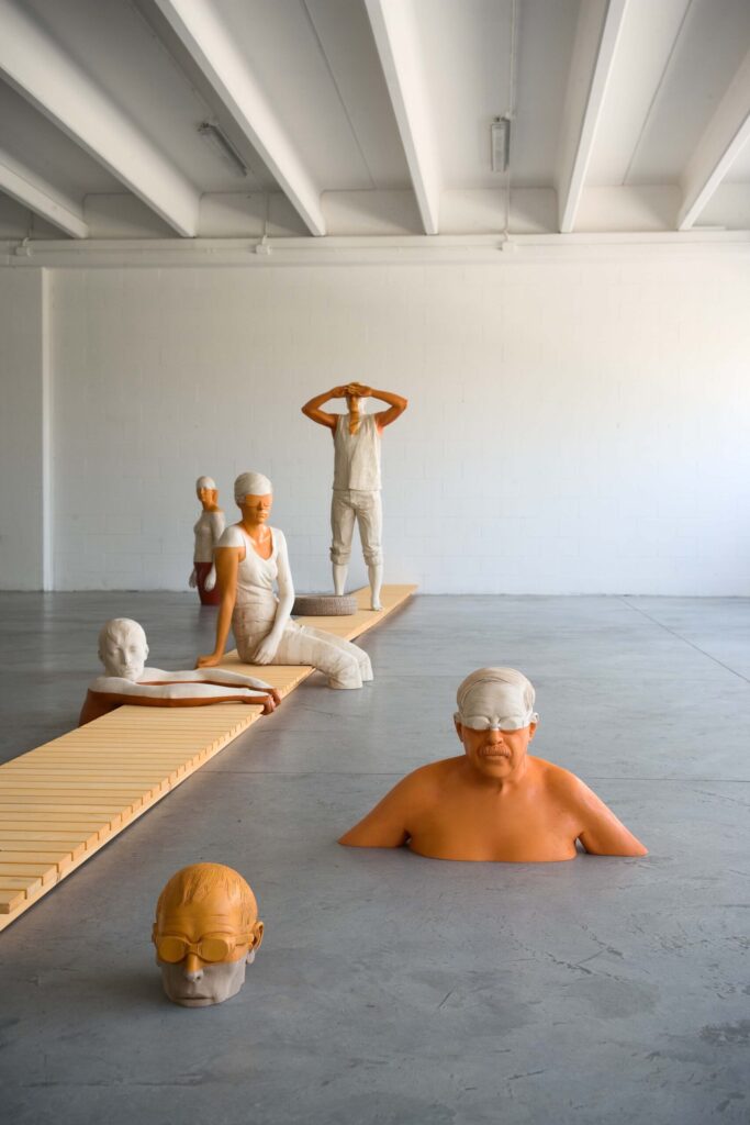 Willy Verginer sculptures